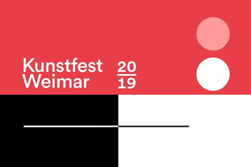 Kunstfest Weimar 2019, Grafik-Zusammenstellung: Logo Kunstfest Weimar 2019/ Grafik: Radio LOTTE