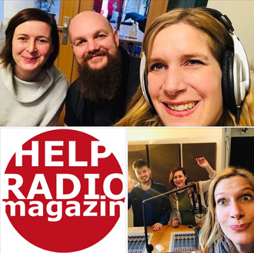 Das Help-Team und Studiogast Frank Otto von der NAHTstelle, Foto: Stefanie Lachmann