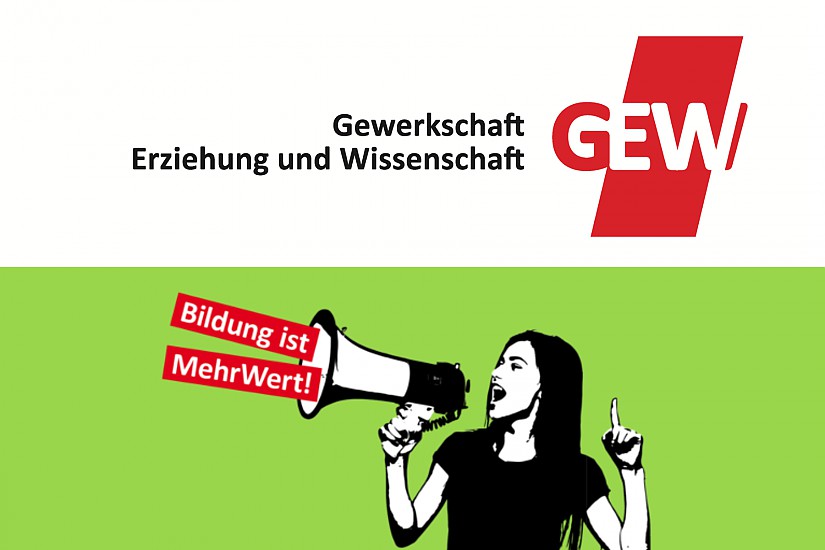 Logo und Grafik: ©GEW Logo und Grafik: ©GEW