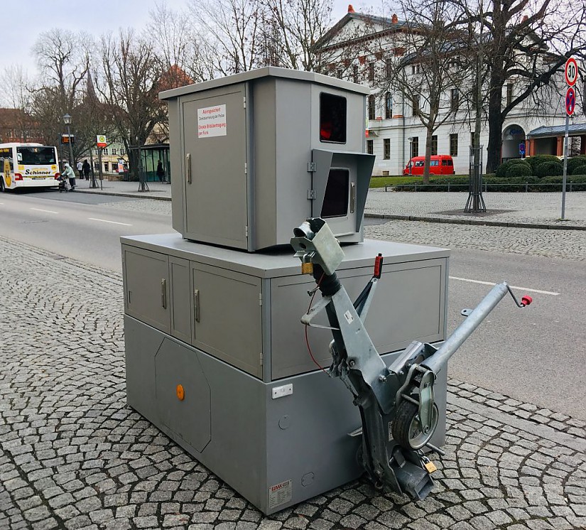 Mobiles Messgerät der Stadt Weimar, Foto: Radio Lotte