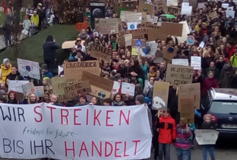 Foto: Fridays for Future, Weimar (März 2019), Shanghai Drenger