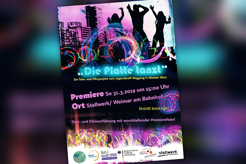 Plakat: »Die Platte tanzt 2019«