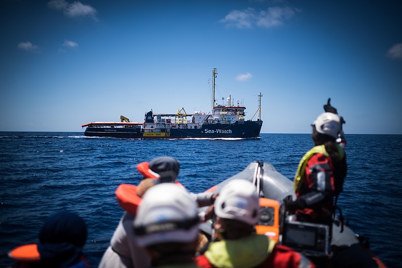 Sea-Watch 3, Photo: Nick Jaussi ( Sea-Watch Sea-Watch 3, Photo: Nick Jaussi ( Sea-Watch