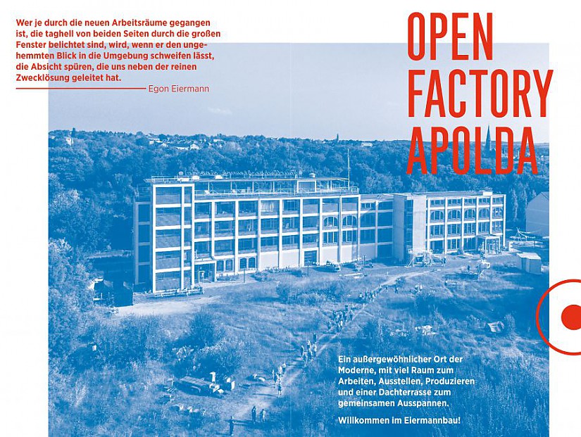 Auszug auch der Broschüre »Open Factory« Auszug auch der Broschüre »Open Factory«