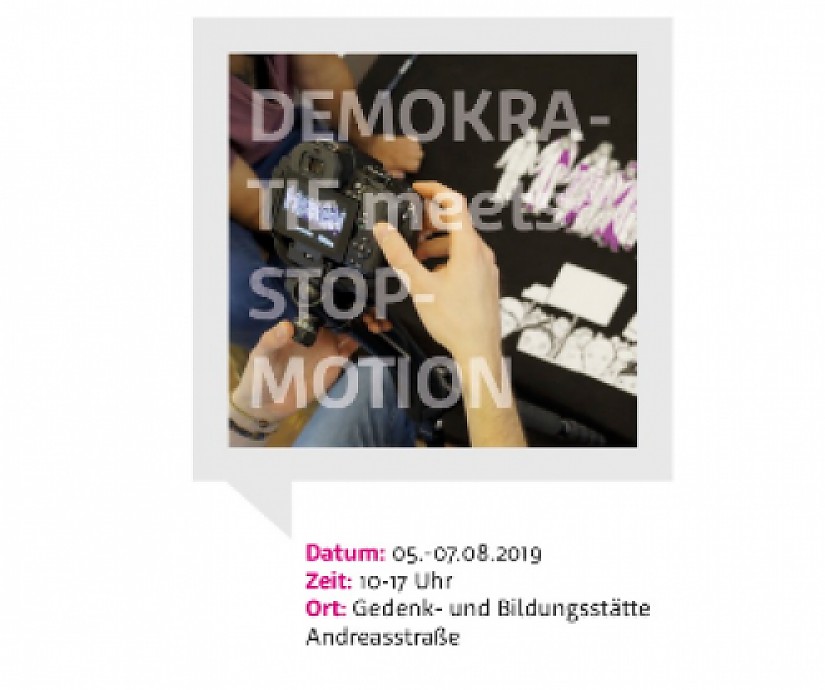 Screenshot:  »DEMOKRATIE meets STOP-MOTION«, Quelle: www.music-college.de