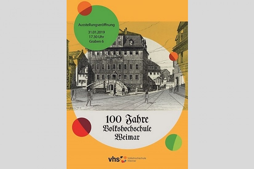 VHS Weimar - Ausstellungsplakat VHS Weimar - Ausstellungsplakat