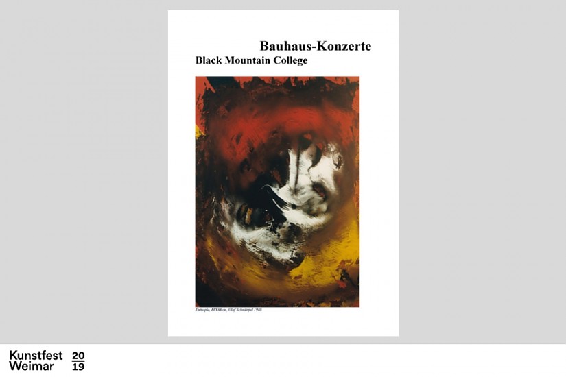 Konzertreihe »Black Mountain College«, Bildquelle: »Entropie« Olaf Schnürpel, 1988 Konzertreihe »Black Mountain College«, Bildquelle: »Entropie« Olaf Schnürpel, 1988