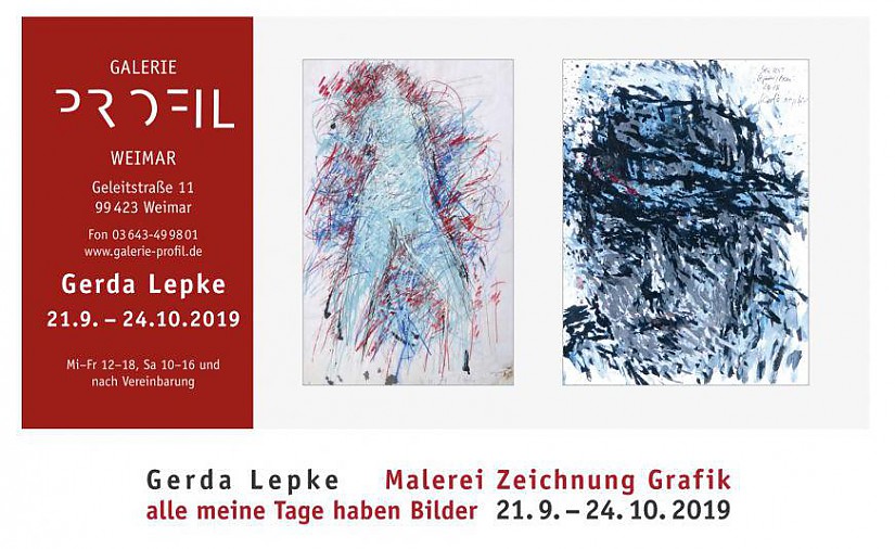 Einladung zur Ausstellungseröffnung »Gerda Lepke«