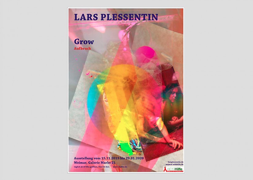 LARS PLESSENTIN - Grow / Aufbruch, Ausstellungsflyer