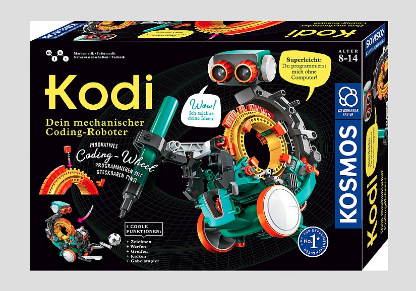 »Kodi« - der mechanischer Coding-Roboter, Quelle: KOSMOS-Verlag