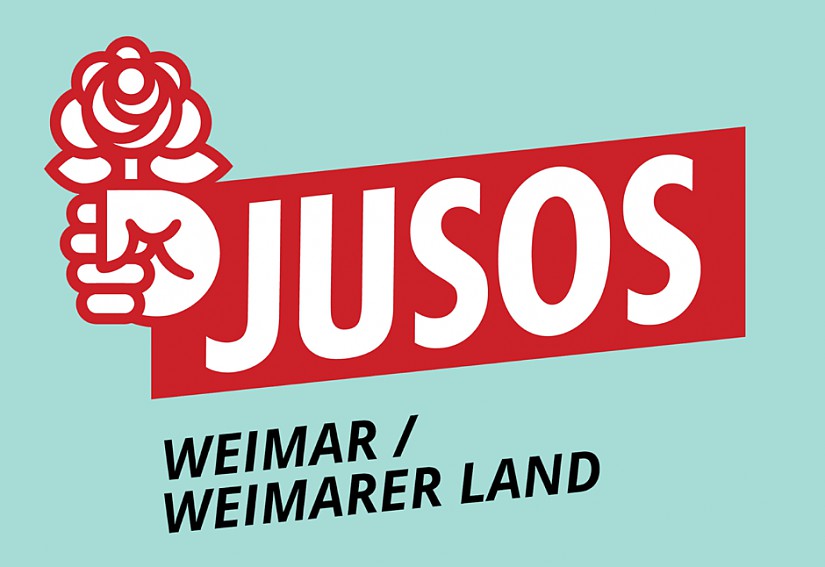 Logo: JUSOS Weimar/Weimarer Land Logo: JUSOS Weimar/Weimarer Land