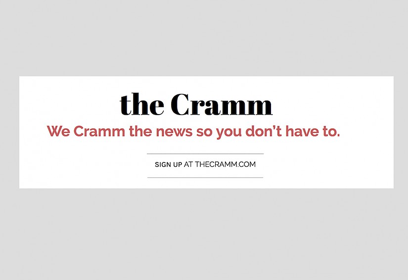 Ausschnitt von der »the Cramm«-Website Ausschnitt von der »the Cramm«-Website