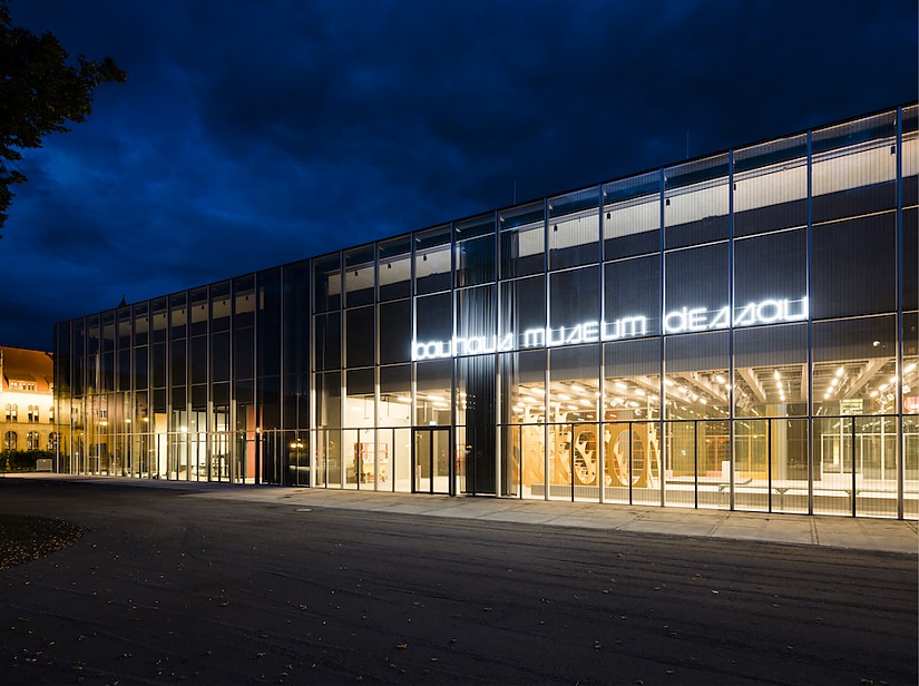 Bauhaus Museum Dessau, Außenansicht, 2019;  Copyright: Stiftung Bauhaus Dessau, Foto: Thomas Meyer / OSTKREUZ 