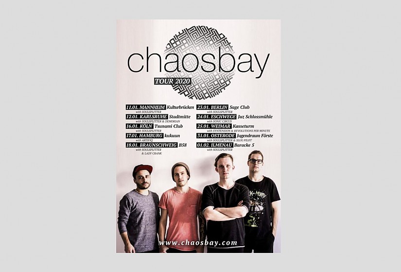 Chaosbay - Tourplakat Chaosbay - Tourplakat