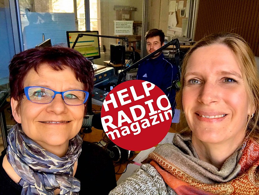 Das HELP!-Team mit Studiogast Uli Hegewald, Foto: Stephanie Lachmann