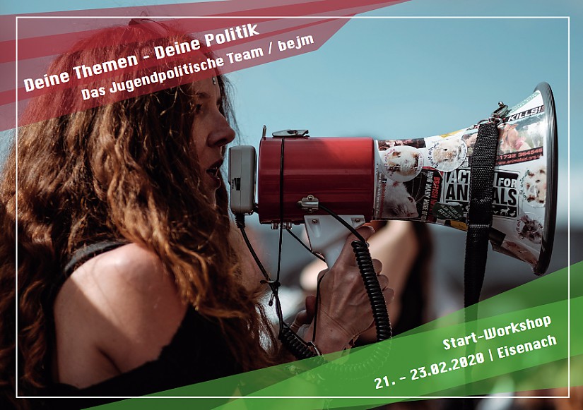 »Deine Themen - Deine Politik« - Flyer, Quelle: http://www.ev-akademie-thueringen.de/