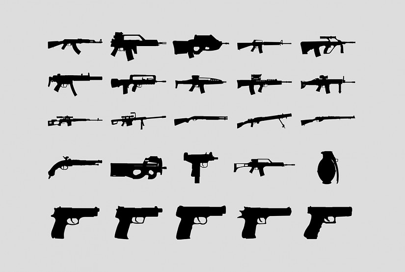 Schusswaffen - Symbolbild, Quelle: Pixabay