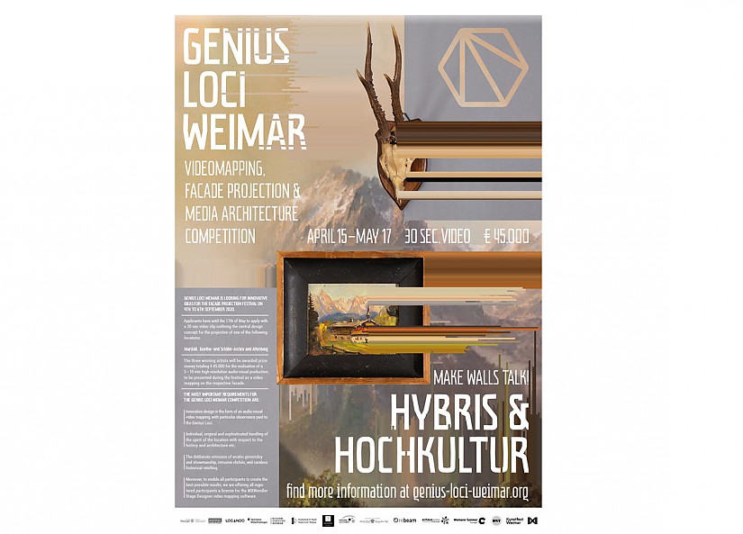 Flyer: Wettbewerb Genius Loci Weimar 2020 Flyer: Wettbewerb Genius Loci Weimar 2020