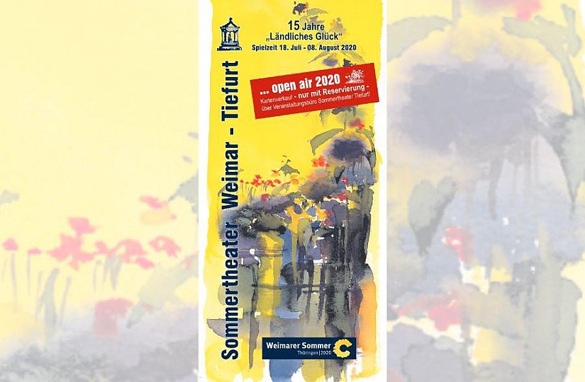 Sommertheater Tiefurt 2020 - Flyer Sommertheater Tiefurt 2020 - Flyer