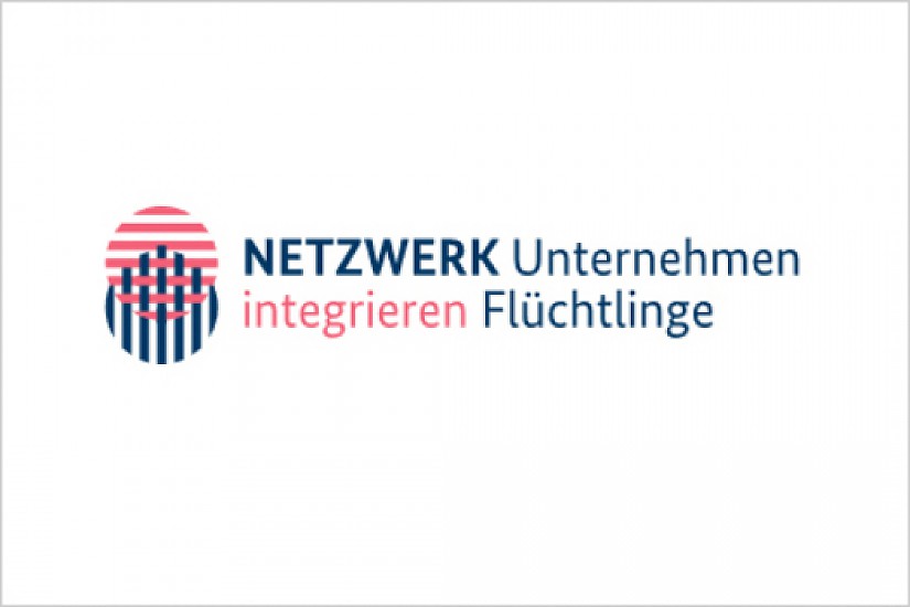 Netzwerk »Unternehmen integrieren Flüchtlinge« - Logo