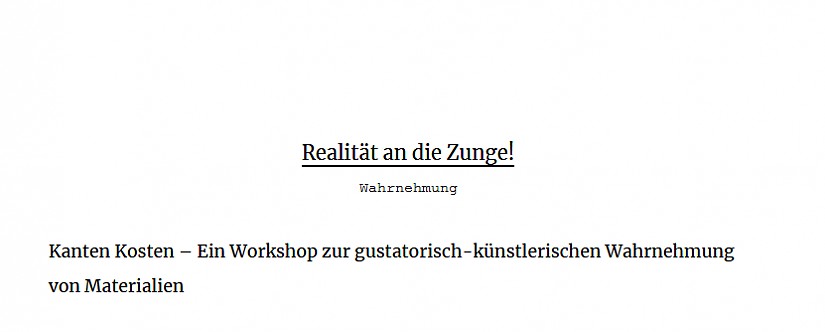 Screenshot: Realität an die Zunge – Linda Schumann.de Screenshot: Realität an die Zunge – Linda Schumann.de
