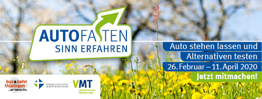 Aktion Autofasten Thüringen - Flyer