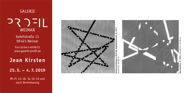 Flyer Ausstellung »Bewegungsverläufe« in der Galerie Profil Flyer Ausstellung »Bewegungsverläufe« in der Galerie Profil