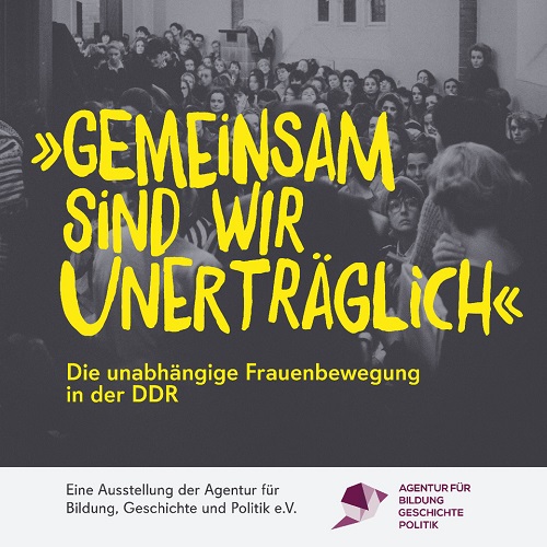  Ausstellungs-Flyer: Gemeinsam sind wir unerträglich