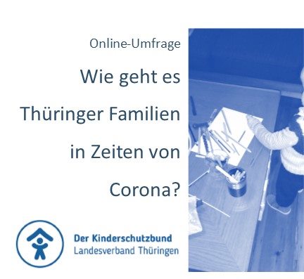 Online-Umfrage - Kinderschutzbundes Thüringen e.V.- Flyer