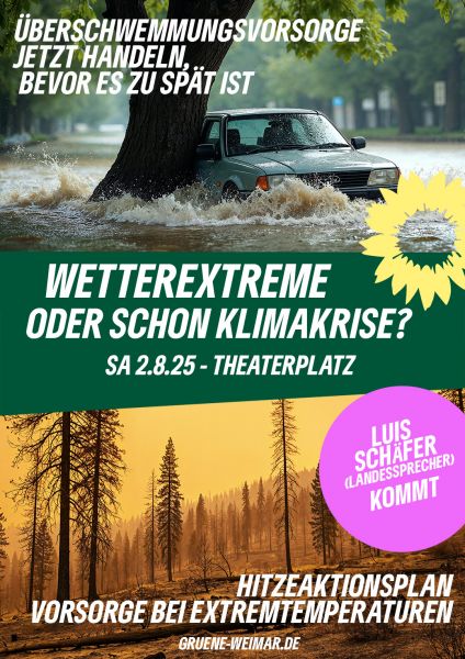 Poster, Kreisverbandes BÜNDNIS 90/DIE GRÜNEN