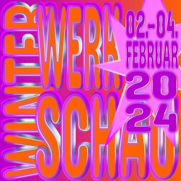 Flyer: Winterwerkschau der Bauhaus-Universität