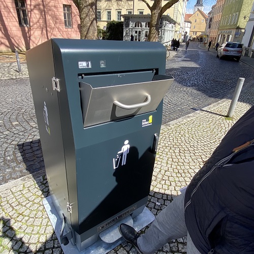 "Mr Fill" an der Ecke Geleit- und Wielandstraße (Quelle: Stadt Weimar) "Mr Fill" an der Ecke Geleit- und Wielandstraße (Quelle: Stadt Weimar)