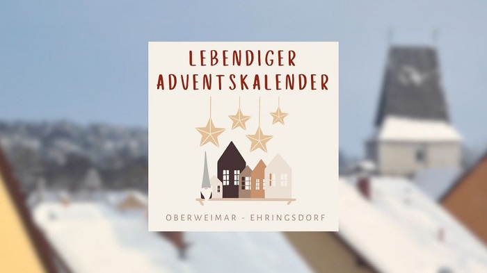 Banner: Lebendiger Adventskalender Oberweimar-Ehringsdorf  