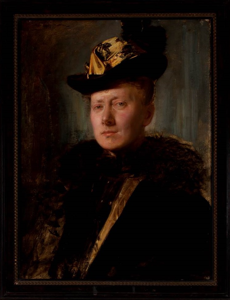 Max Thedy, „Portrait des Frl. von Freytag-Loringhoven“, 1900 Foto: Stadtarchiv Max Thedy, „Portrait des Frl. von Freytag-Loringhoven“, 1900 Foto: Stadtarchiv
