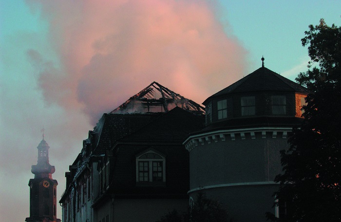  Herzogin Anna Amalia Bibliothek am Morgen des 3. September 2004, © Maik Schuck   