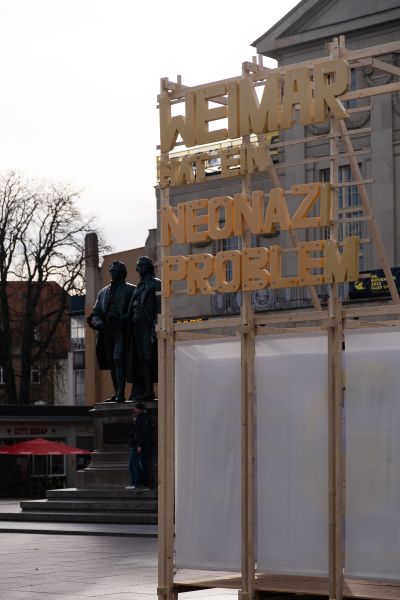 Ausstellung "Weimar hat ein Neonazi-Problem" (Quelle: Tillmann Gebauer)