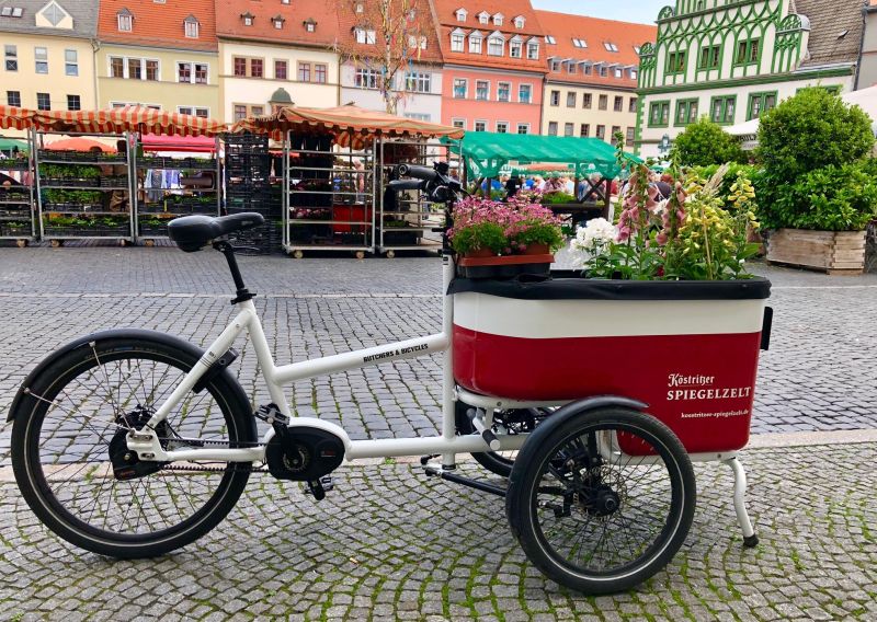 Spiegelzelt-Lastenrad (Foto: Polizei) Spiegelzelt-Lastenrad (Foto: Polizei)