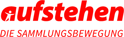 Logo "Aufstehen - Die Sammllungsbewegung"