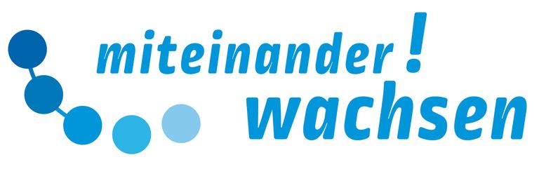 Logo: "Kommunale Präventionskette - miteinander! wachsen" Logo: "Kommunale Präventionskette - miteinander! wachsen"