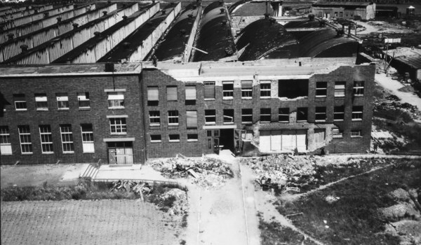 Luftbild des Gustloff-Werks Weimar, Quelle: Gedenkstätte Buchenwald