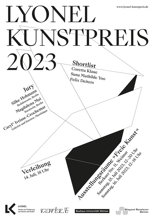 Poster: Lyonel Kunstpreis 2023 Poster: Lyonel Kunstpreis 2023