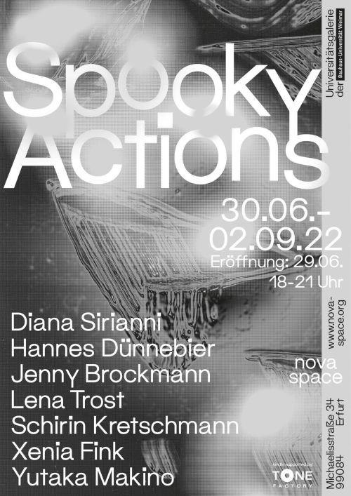 Plakatgestaltung "Spooky Actions"  (Grafik: nova Grafikteam) 