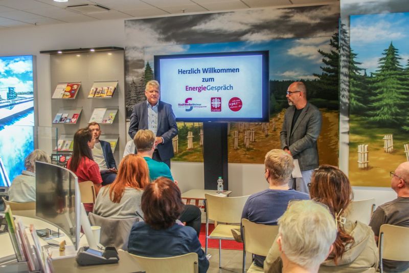 Premiere des Energiegesprächs der Stadtwerke Weimar Stadtversorgungs GmbH (Foto: Max Elstner)