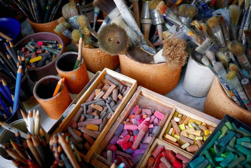 Atelier-Utensilien (Symbolbild; Pixabay.de) Atelier-Utensilien (Symbolbild; Pixabay.de)