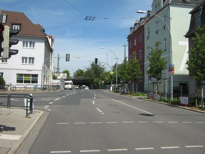 Kreuzung reuzung Ernst-Thälmann-Straße/ Fuldaer Straße/ Schopenhauerstraße (Foto: Stadt Weimar)