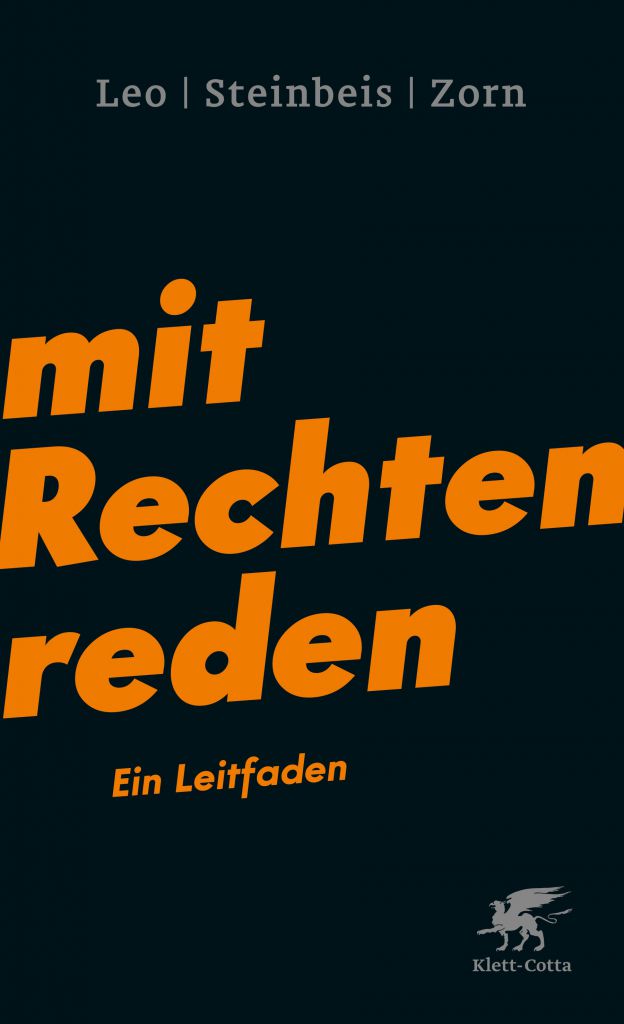 "mit Rechten reden", Quelle: Klett-Cotta-Verlag "mit Rechten reden", Quelle: Klett-Cotta-Verlag