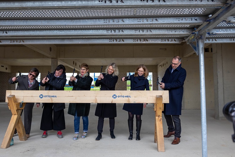 Schulneubau Am Hartwege in Oberweimar feiert Richtfest (Quelle: Stadt Weimar) Schulneubau Am Hartwege in Oberweimar feiert Richtfest (Quelle: Stadt Weimar)