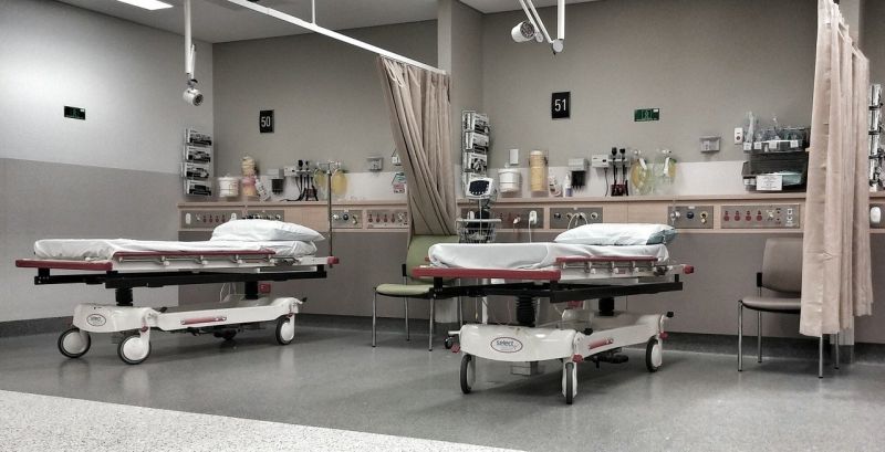 Krankenhausbetten (Symbolbild; Pixabay.com)