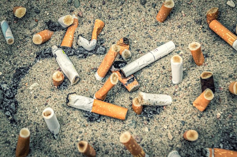 Zigarettenstummel, Müll (Symbolbild; Pixabay.com)